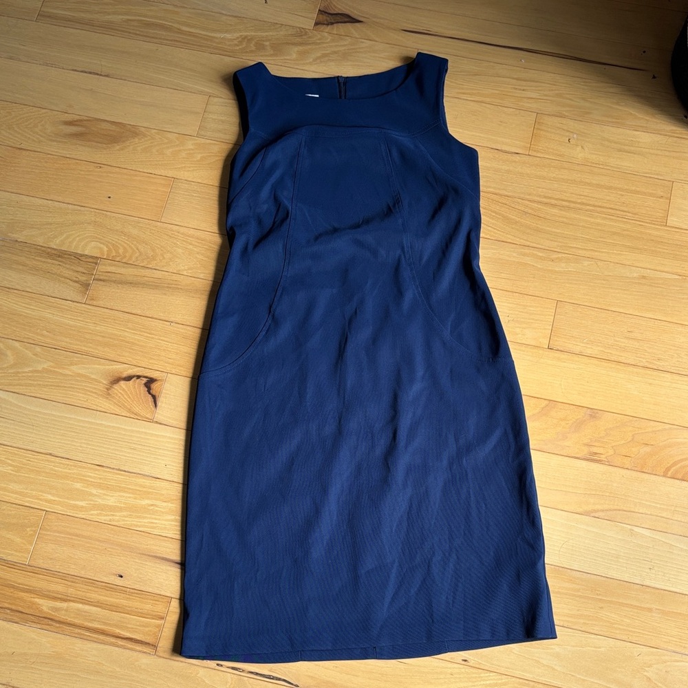 Elegant Navy Midi Dress